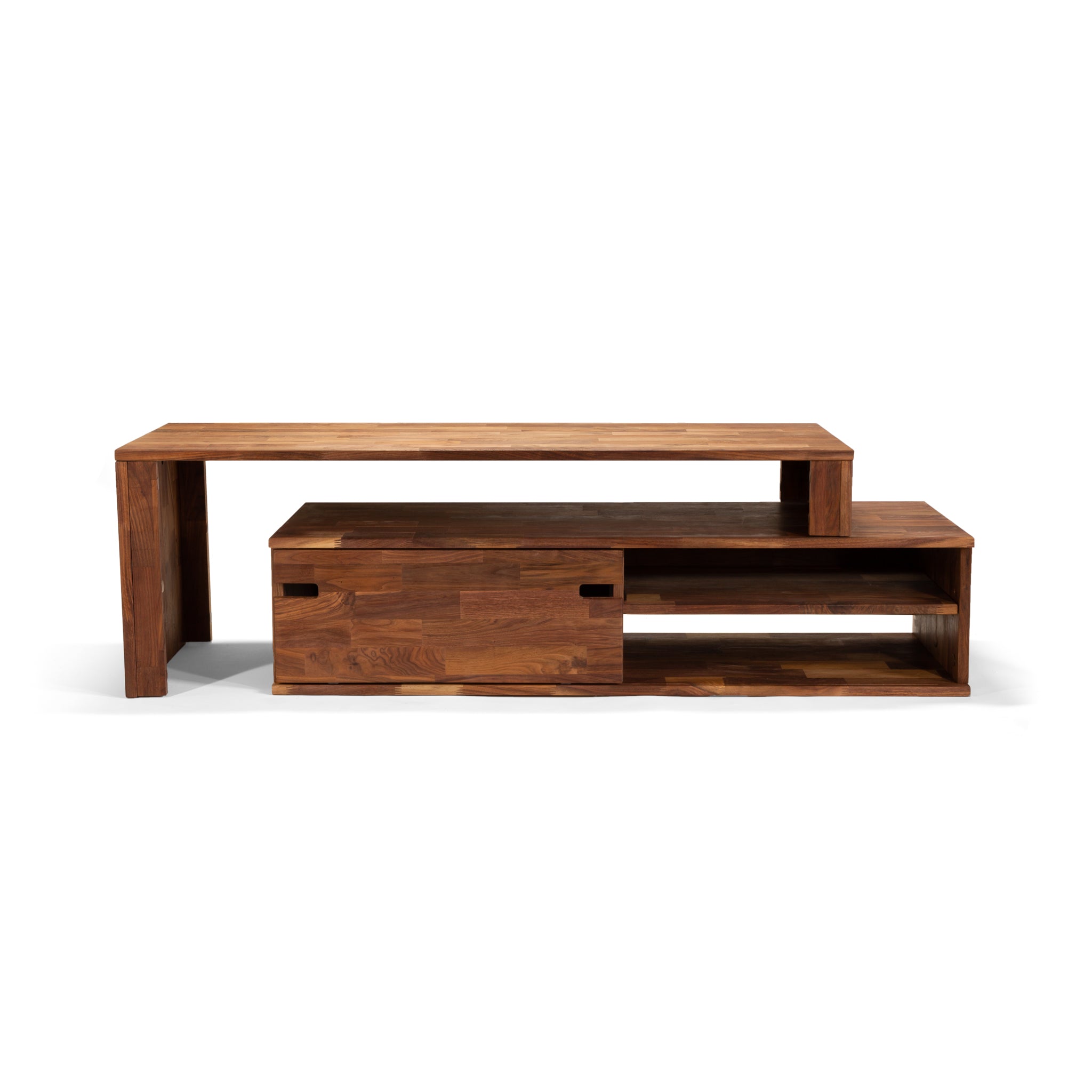 Walnut TV console
