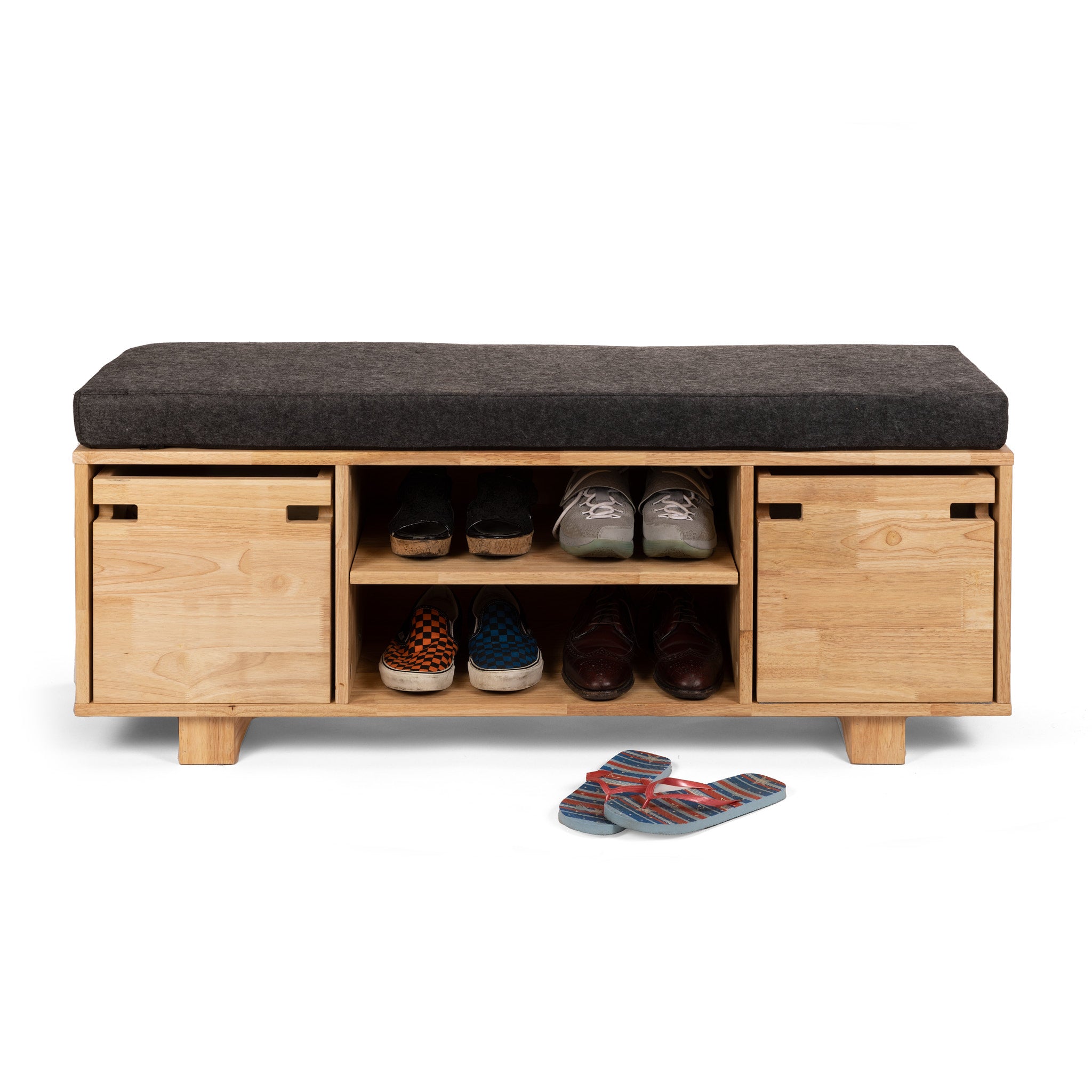 modern storage bench