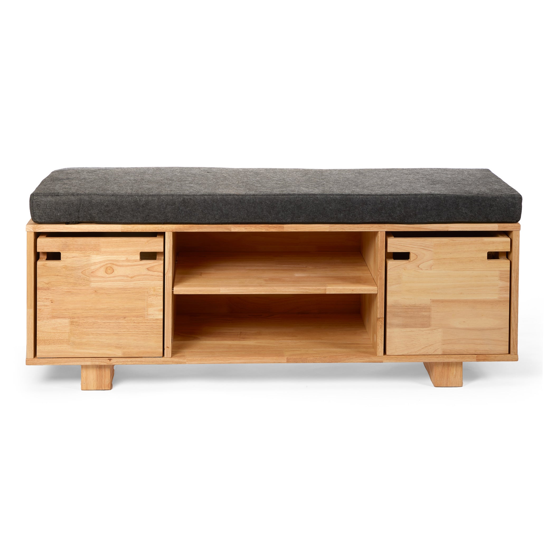 entryway storage bench