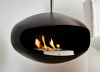 Black hanging Fireplace