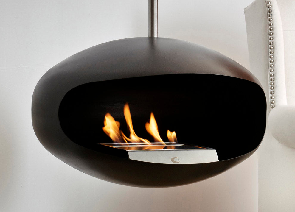 Black hanging Fireplace