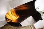 Cocoon Polished Stainless Fireplace