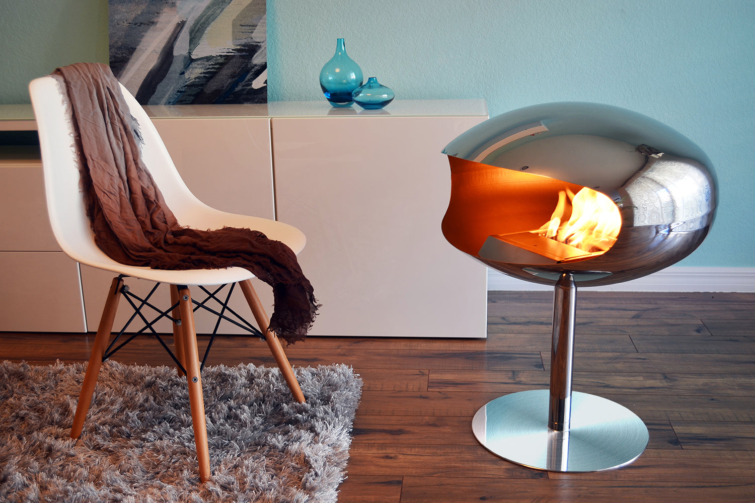 Polished Fireplace