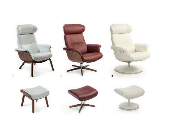 Timeout Reclining Lounge Chair Wood Base