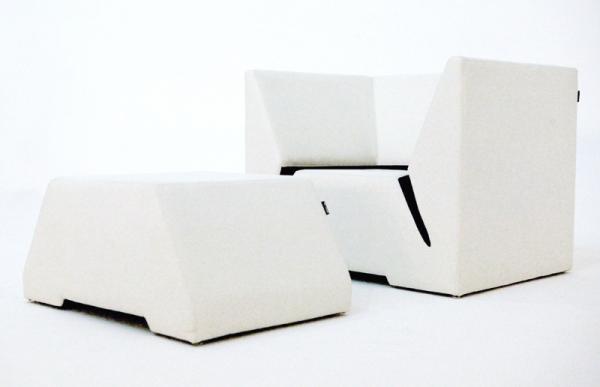 divide armchair & ottoman