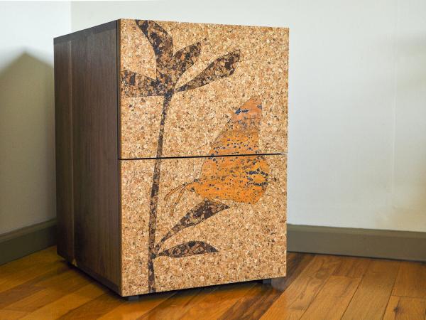 cork filing pedestal