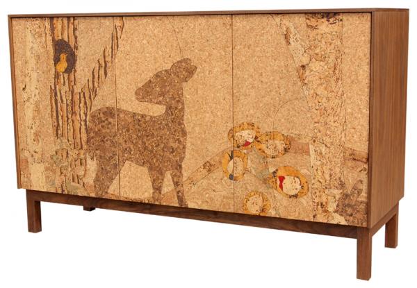 cork sideboard forest