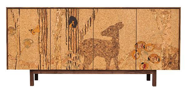 cork sideboard forest long
