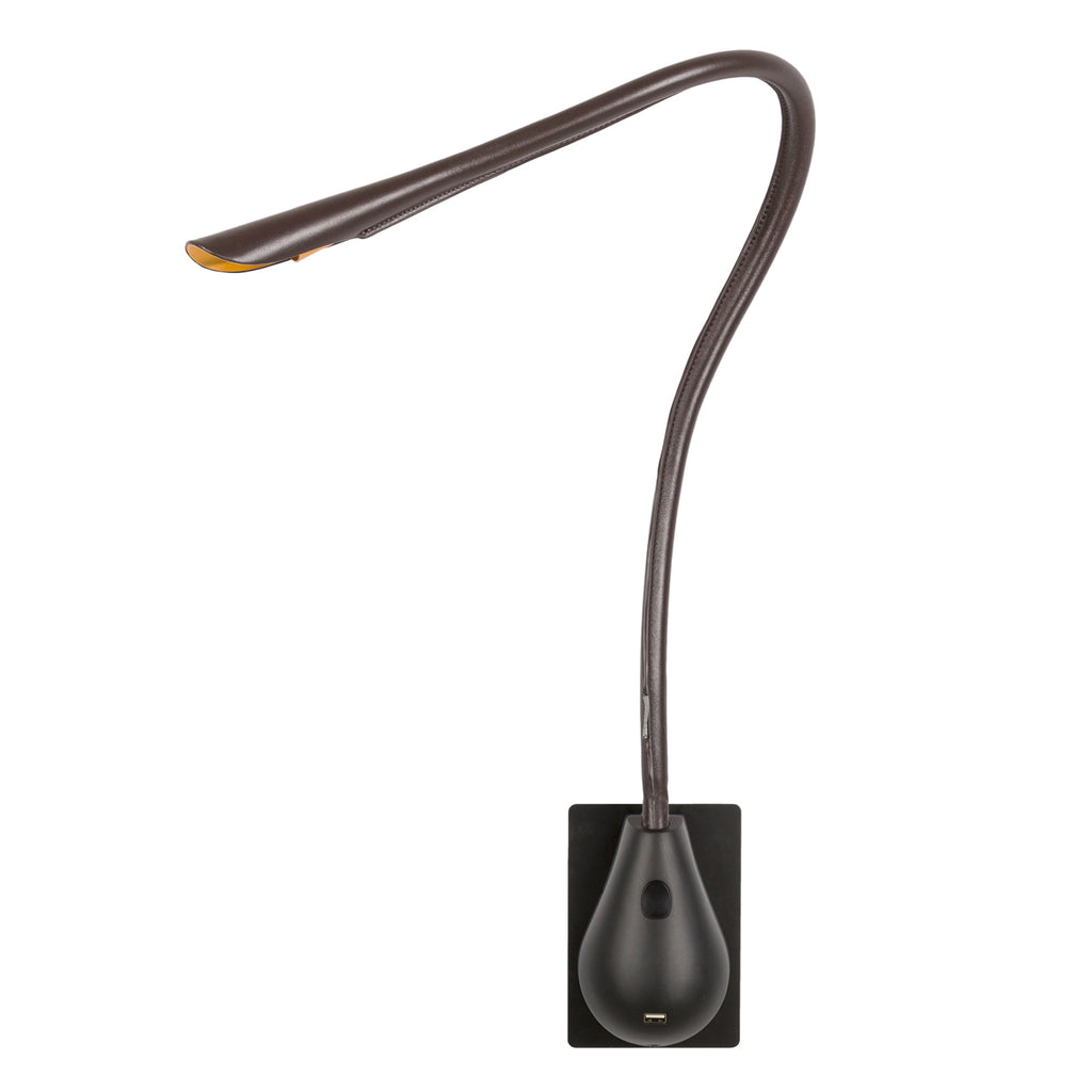Cobra Modern LED leather Wall Task Light – Plushpod