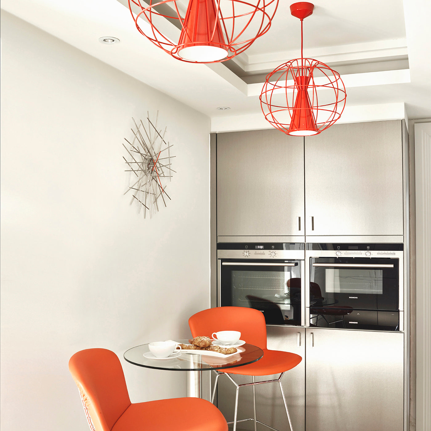 Latitude Pendant Light Red