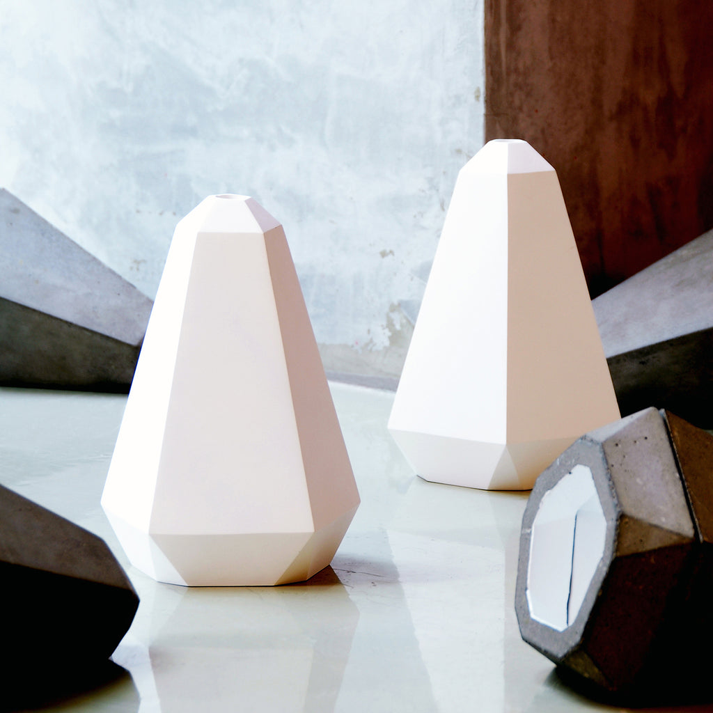 Portland Pendant Light White Plaster