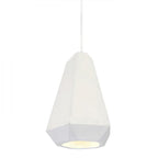 portland pendant light white plaster