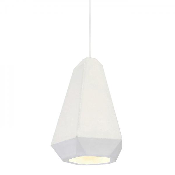 portland pendant light white plaster