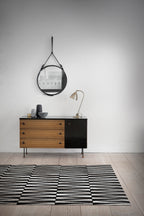 Opal Leather Rug