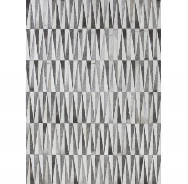 opal leather rug