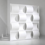 white wave wall Space Divider