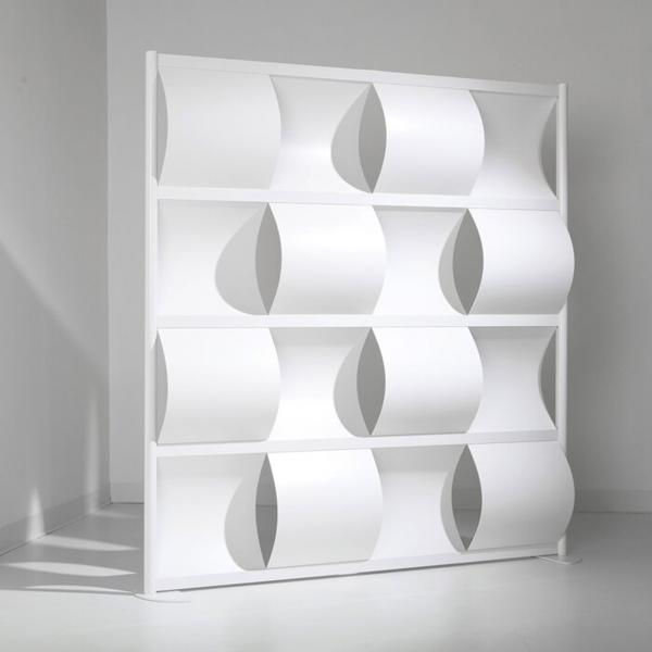 white wave wall Space Divider