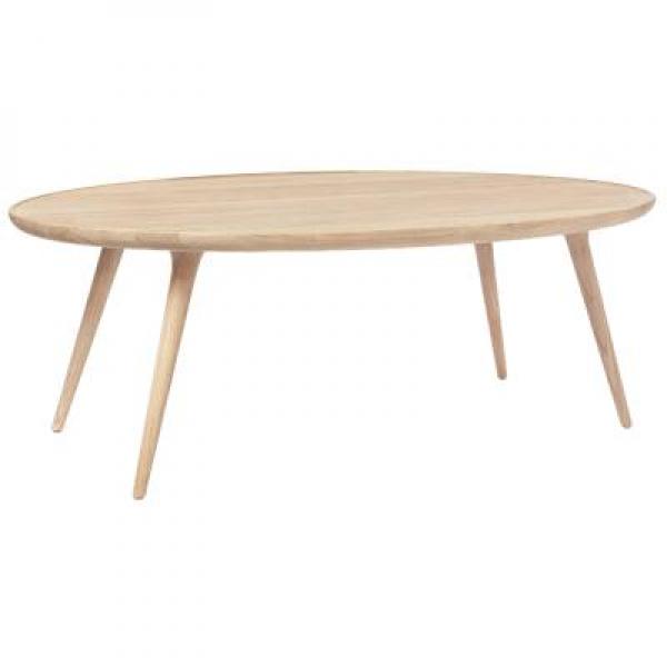 mater oval coffee table oak