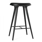 mater bar stool black stained oak