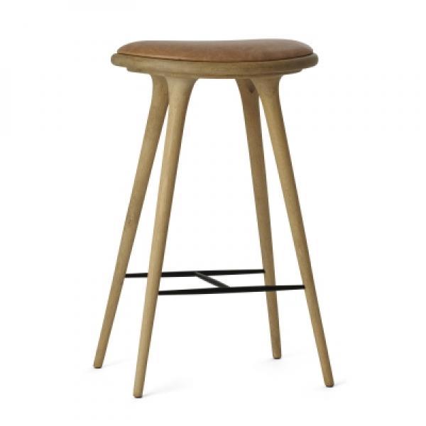 mater bar stool tan leather