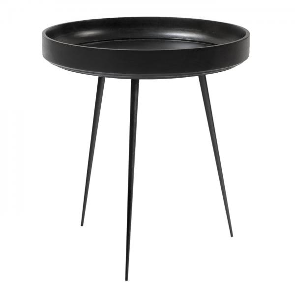 mater bowl side table black