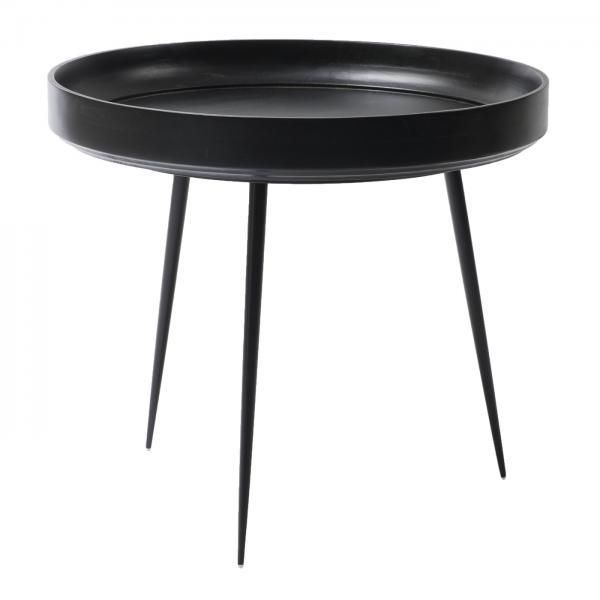 mater bowl table large black stain