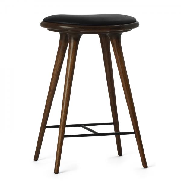 mater counter stool dark brown oak