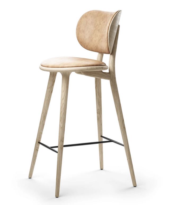 Mater High Back Stool