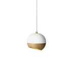 white wood pendant light