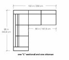 Mirror Sectional Sofa