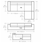 Mirror Sectional Sofa