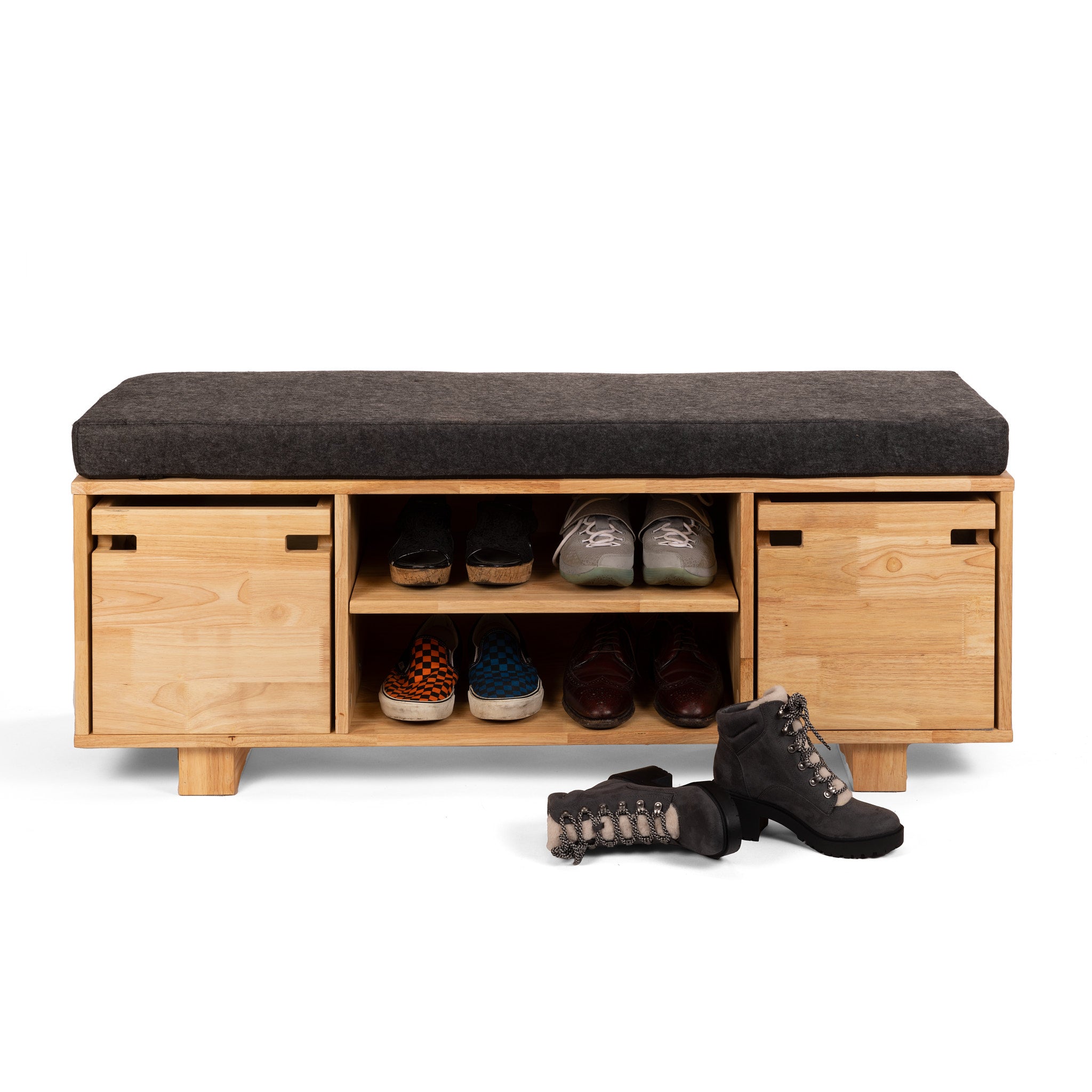 zuma shoe storage bench