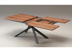 extension dining table in use