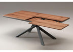 extension dining table in use