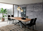extension dining table in setting