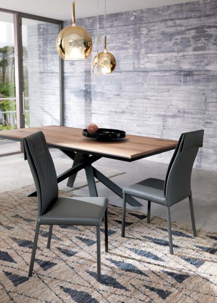 extension dining table in setting