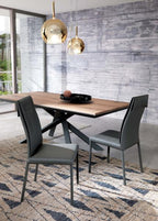 extension dining table in setting