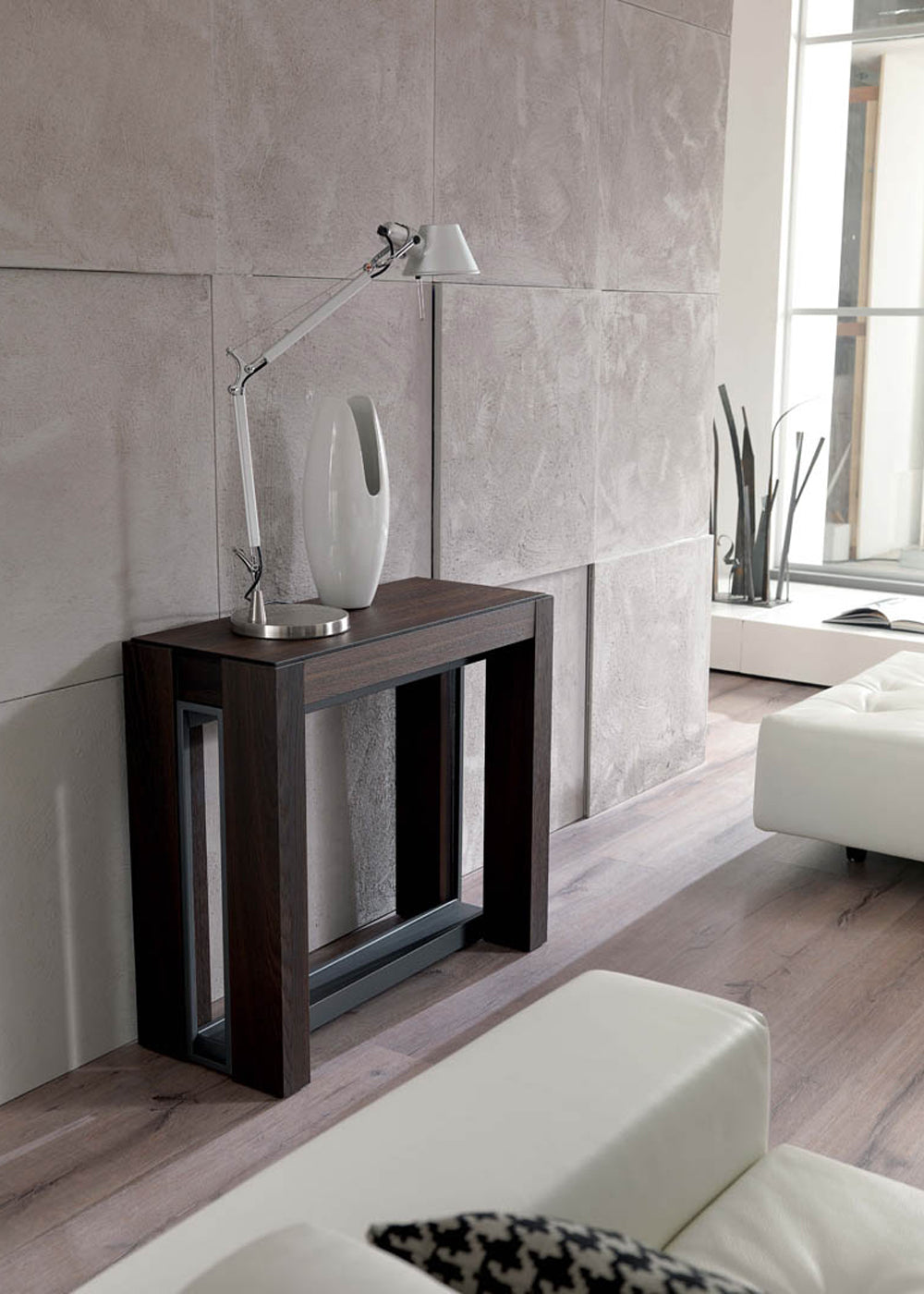 A4 Extension Console to Dining Table
