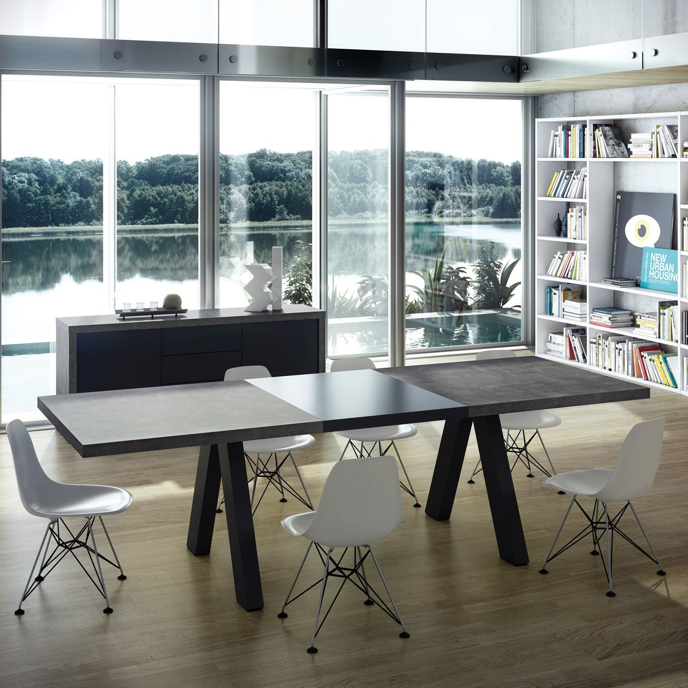 Apex extending dining table
