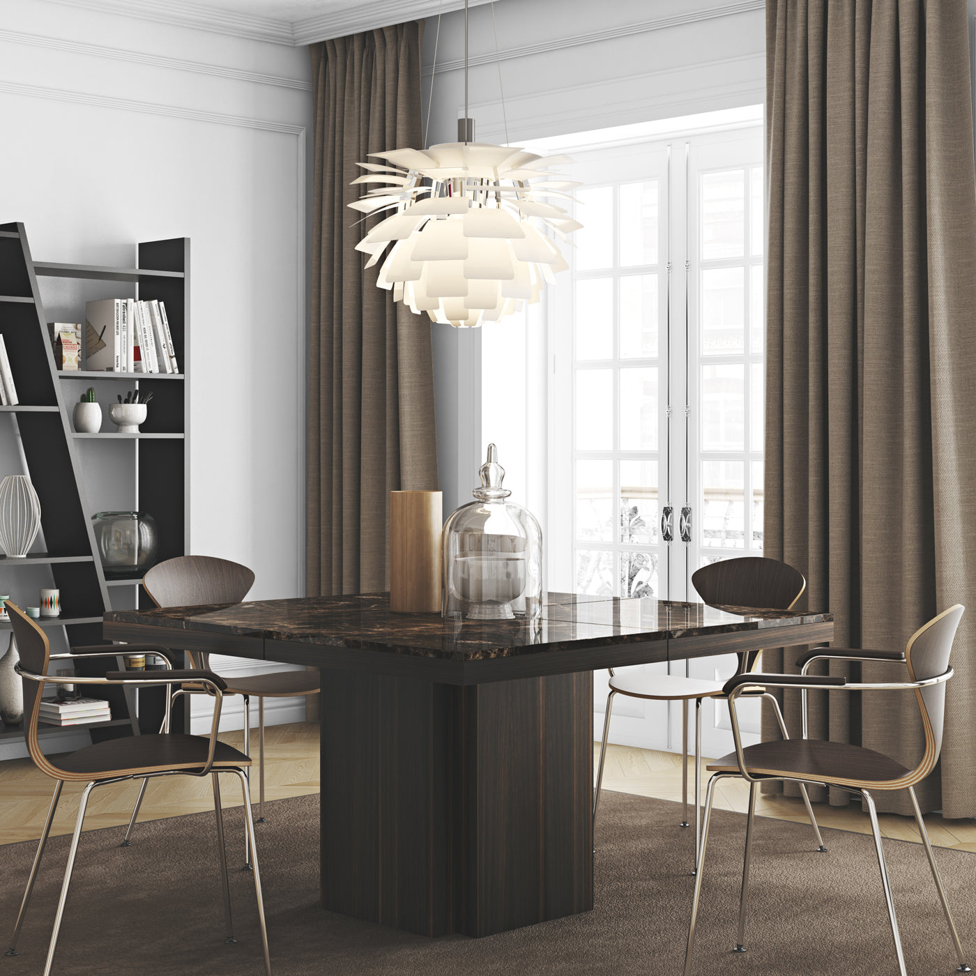 Dusk Marble Dining Table