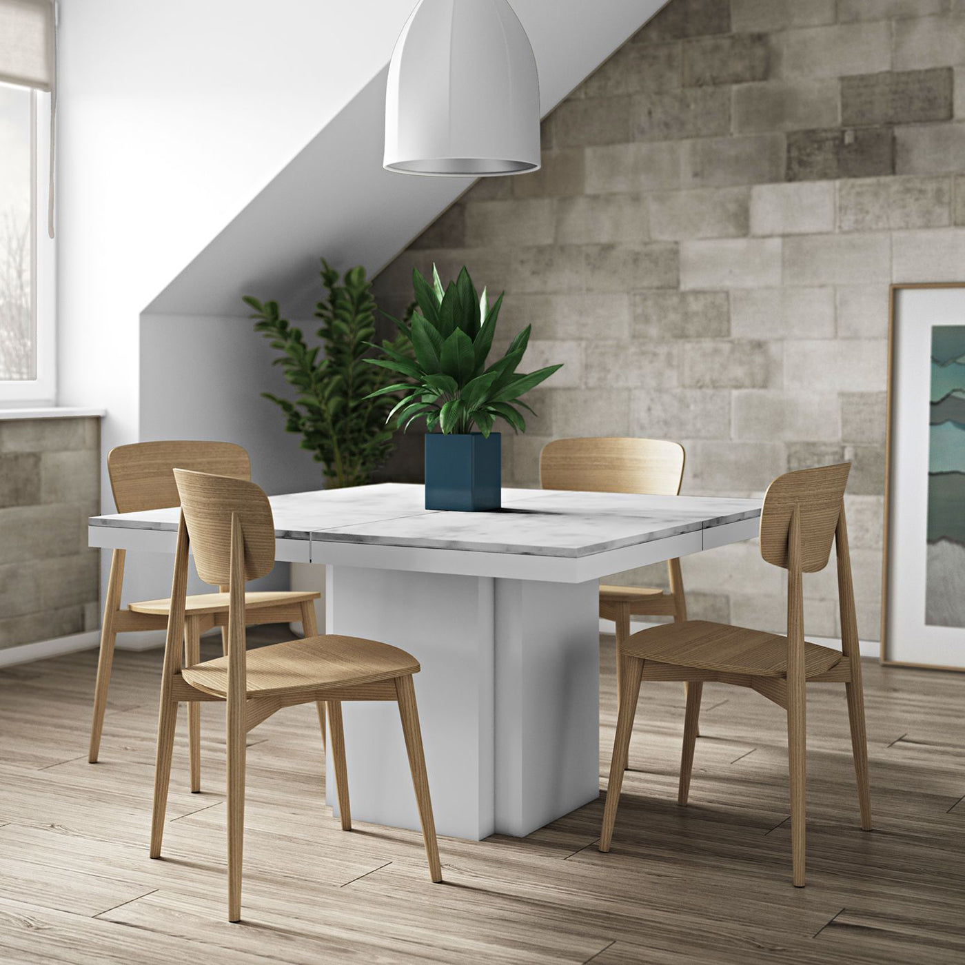 Dusk Marble Dining Table
