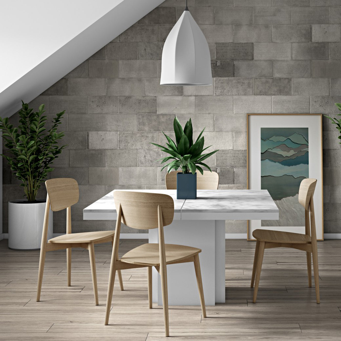 Dusk Marble Dining Table