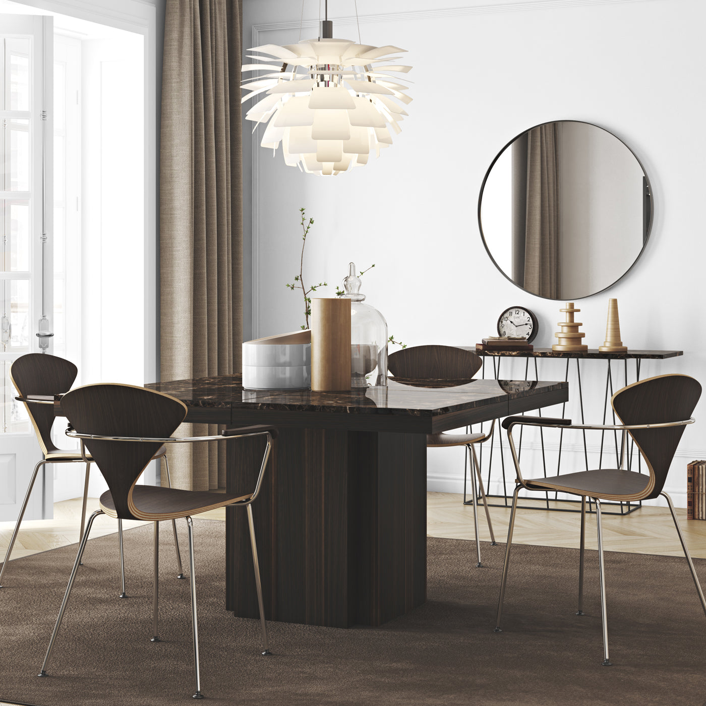 Dusk Marble Dining Table