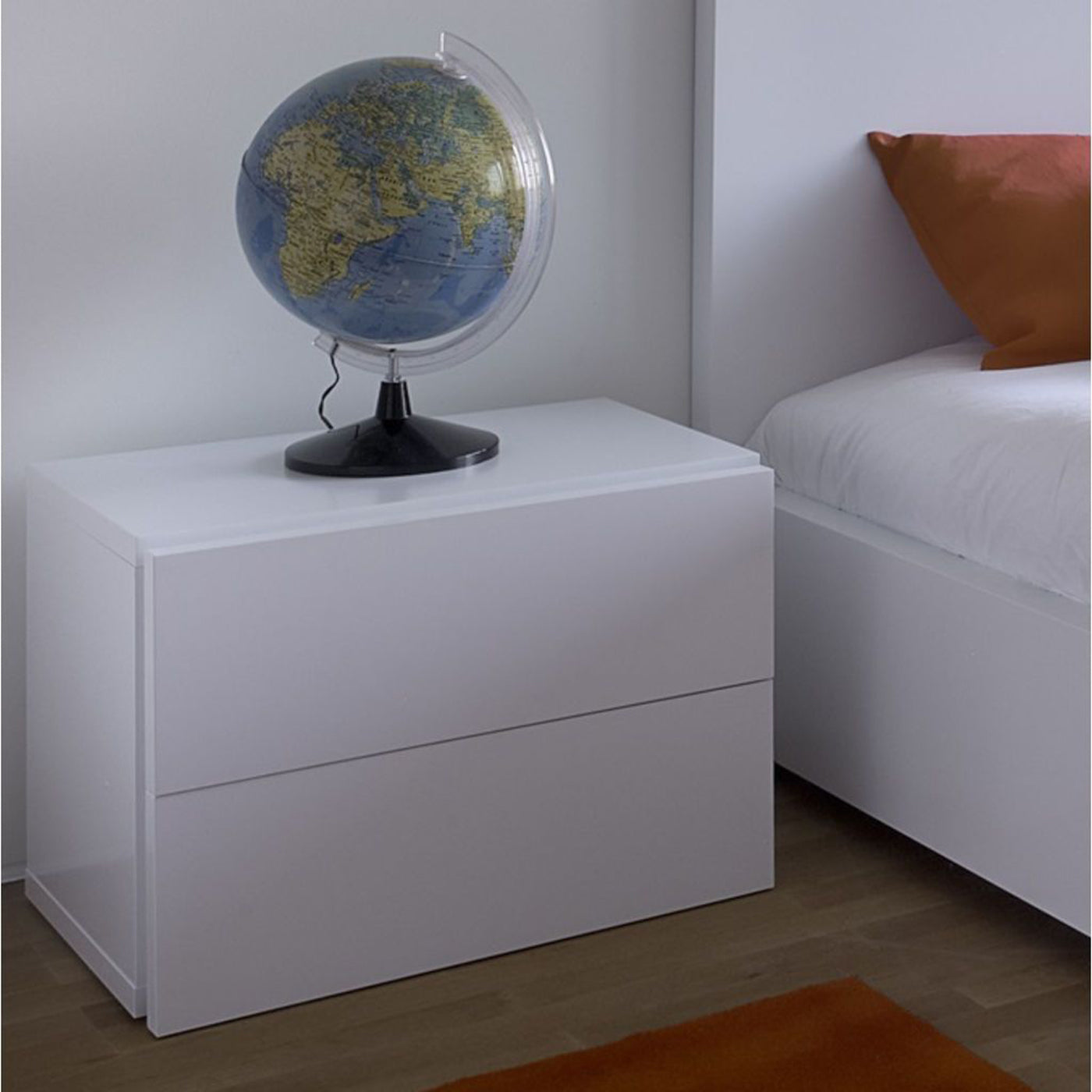 Float 2 Drawers Night Stand