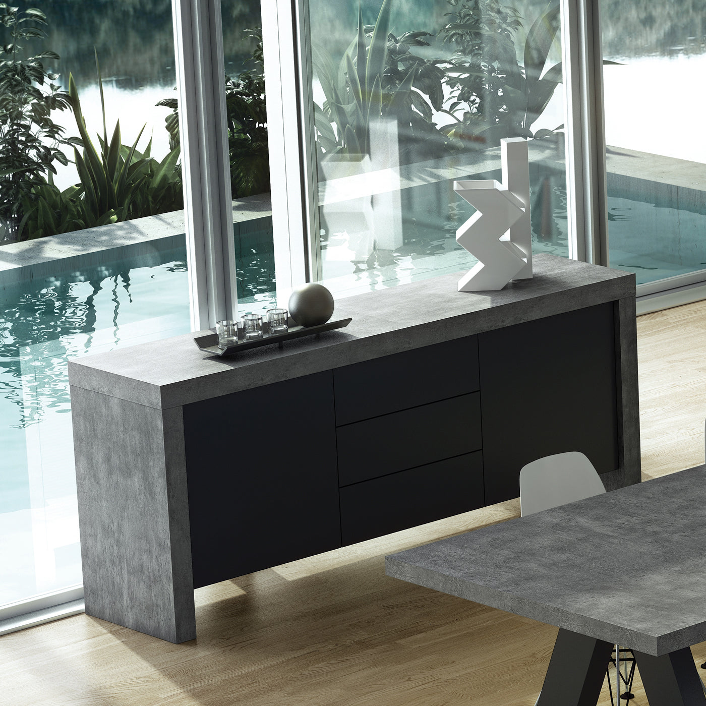Kobe Door & Drawer Sideboard