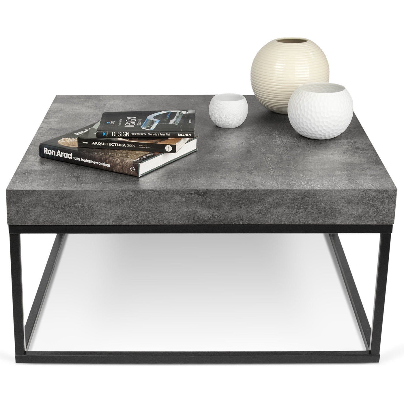 modern concrete Square Coffee Table – Plushpod