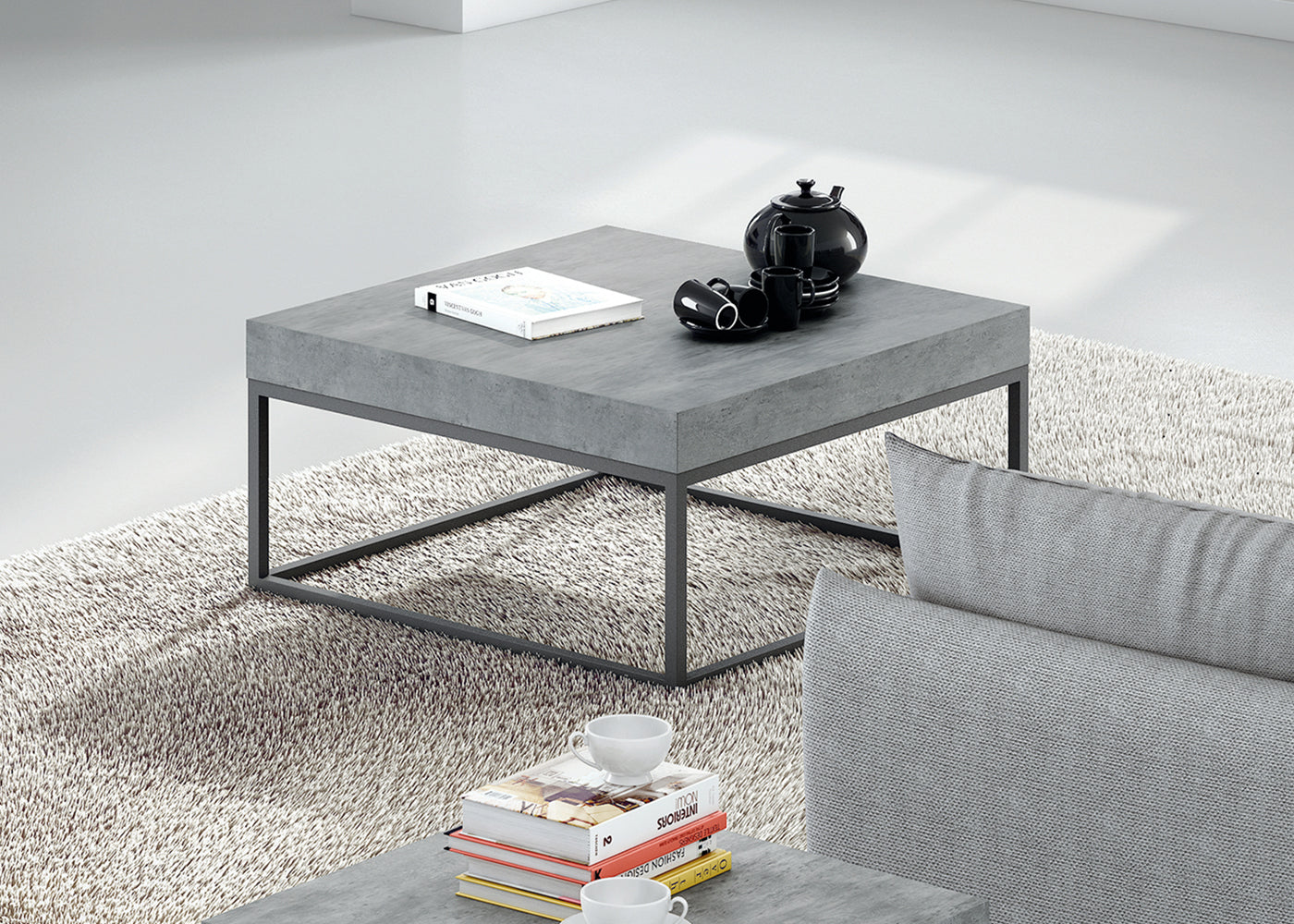 modern concrete Square Coffee Table – Plushpod