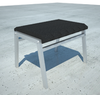 recycled rubber track bench