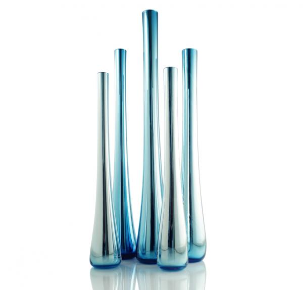 tube vase aqua